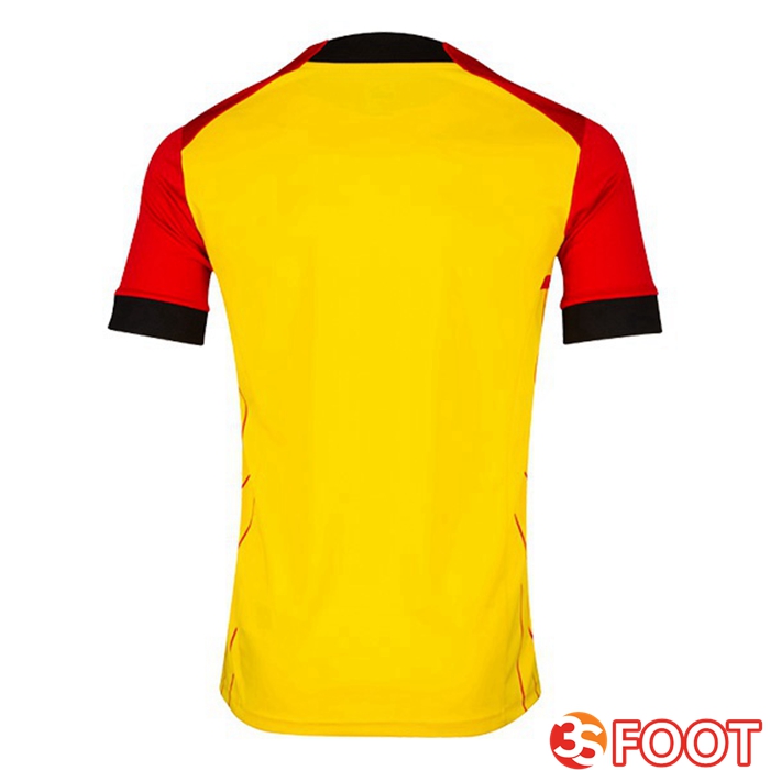 Promo Maillot De Foot Rc Lens Domicile Jaune Rouge Pas Cher